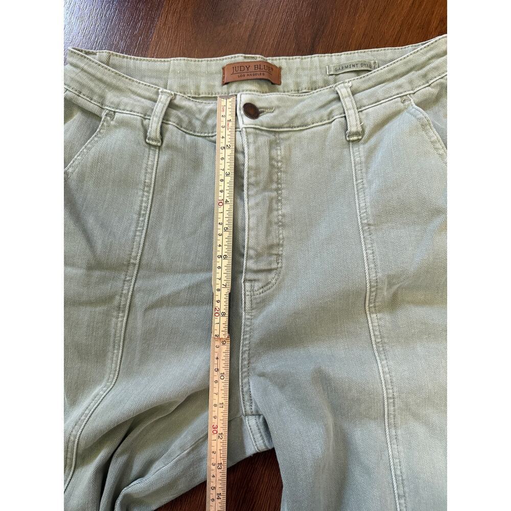 Judy Blue Greenwich Front Seam High Rise Straight Leg Jeans Sz 31 Boho Casual - Picture 5 of 6